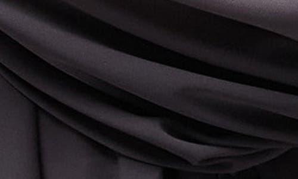 Topshop frill trapeze mini dress in gray