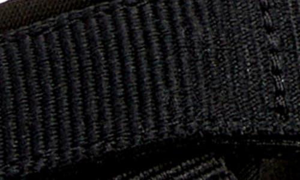 Black Textile Sandal for Women