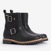 Barbour Women's Bramble Waterproof Leather Biker Boots - UK 3