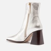 ALOHAS Women's South Shimmer Leather Heeled Boots - UK 3.5