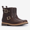 Barbour Women's Bramble Waterproof Leather Biker Boots - UK 7