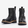 Barbour Women's Bramble Waterproof Leather Biker Boots - UK 3