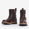 Barbour Women's Bramble Waterproof Leather Biker Boots - UK 7