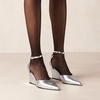 ALOHAS Women's Polly Shimmer Leather Heeled Court Shoes - UK 6