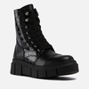 ALOHAS Can Can Croc-Effect and Smooth Leather Boots - UK 3.5