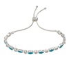 Alex and Ani Navette Stone + Crystal Bolo Tennis Bracelet