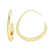 Amazon Essentials J-Hoop Earrings, 31.7mm