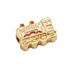 Alex and Ani AS21CYOTRNG,Harry Potter, Train Charm,14kt Gold Plated,Red, Slider Charms