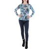 BCBGMAXAZRIA Women's Fitted Top Long Sleeve Crew Neck Knit Shirt