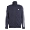 adidas Men's Size Basic 3-Stripes Tricot Track Suit Legacy, Ink/White, XX-Large/Tall + 3"