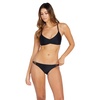 Volcom Women's Standard Simply Solid V Neck Bikini Top