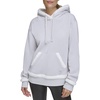 Andrew Marc Women's Long Sleeve Fashion Hoodie, Silver Grey