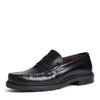 Bruno Magli - Men's Mello Loafers, Luxurious Italian Leather, Easy Slip On Shoes, Black, 11.5