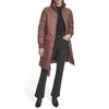 Andrew Marc Women's Quilted Rib Knit Collar Puffer