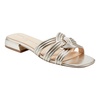 casara 2 womens etalli manmade slide sandals
