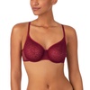 DKNY Women's Modern Lace Unlined Demi Bra, Garnet
