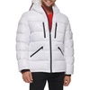 Tommy Hilfiger Men's Shiny Midweight Logo Puffer Jacket