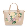Anne Klein Womens Bonded Mini Tote, Sesame