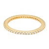 Amazon Essentials Sterling Silver Cubic Zirconia Stackable Eternity Ring (previously Amazon Collection)