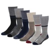 Amazon Essentials Men's Colorblock Crew Sock, 6 Pairs