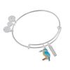 Alex and Ani Prosperity Kingfisher Duo Charm EWB