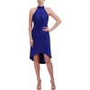 BCBGMAXAZRIA Women's Chain Halter Neck Midi Cocktail Dress