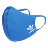 adidas Originals Standard Face Covers 3-Pack, Bluebird, X-Small/Small