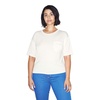 American Apparel Women's Mix Modal Pocket Short Sleeve T-Shirt