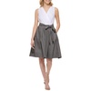Tommy Hilfiger Women's Sleeveless V-Neck Tie Belt Skirted Mini Dress