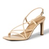 Amazon Essentials Women's Strappy Stiletto Heel Sandals