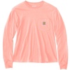 Carhartt Women's Loose Fit Lightweight Long-Sleeve Crewneck Pocket T-Shirt