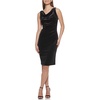 kensie Women's Sleeveless Cowl Neck Midi Dress