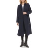 Cole Haan Women's Flared Trench Slick Wool Coat