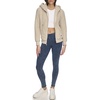 Andrew Marc Women's Teddy Fleece Full Zip Hooded Jacket