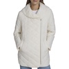 Andrew Marc Women's Tunic Length Foldover Collar Quilted Jacket