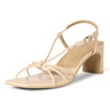 Amazon Essentials Women's Strappy Block Heel Sandals