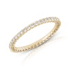 Amazon Essentials IGI Certified Lab Grown Diamond Eternity Band in Solid 14k Gold (VS1-VS2 Clarity, G-H Color) - Eternity Ring - Stackable Rings for Women