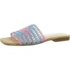 Jessica Simpson Womens Rilane Man Made Slip-On Flat Sandals