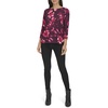 Calvin Klein Women's Printed Hardware 3/4 Sleeve Top