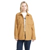 Volcom Women's Stone Bonded Sherpa Shacket Button Jacket, Vintage Brown