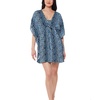 Jessica Simpson Womens Floral Sheer Cover-Up