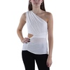womens cut out ruched pullover top