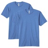 American Apparel Unisex Adult Tri-Blend Crewneck Short Sleeve Track T-Shirt (2 Pack)