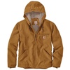 Carhartt Men's Relaxed Fit Washed Duck Sherpa-Lined Jacket
