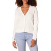 Amazon Essentials Women's V-Neck Lightweight Cropped Relaxed-Fit Cardigan Sweater
