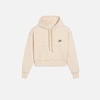 Beige Cotton Hoodie Ami Signature