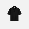 Black Short Sleeve Polo