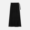 Black Long Pleated Skirt