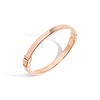 Classic Gold Hinged Bracelet