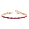 Lab Grown Red Ruby Tennis Bracelet - 6ct